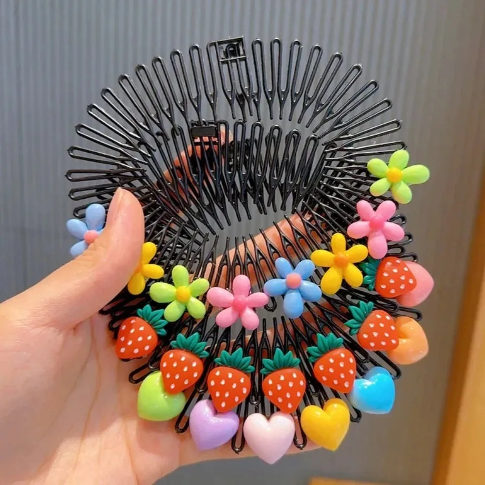 3 pçs crianças y2k estrela colorido pente de cabelo quebrado bandana grampos de cabelo coelho coração bonito cocar princesa meninas acessórios para o cabelo