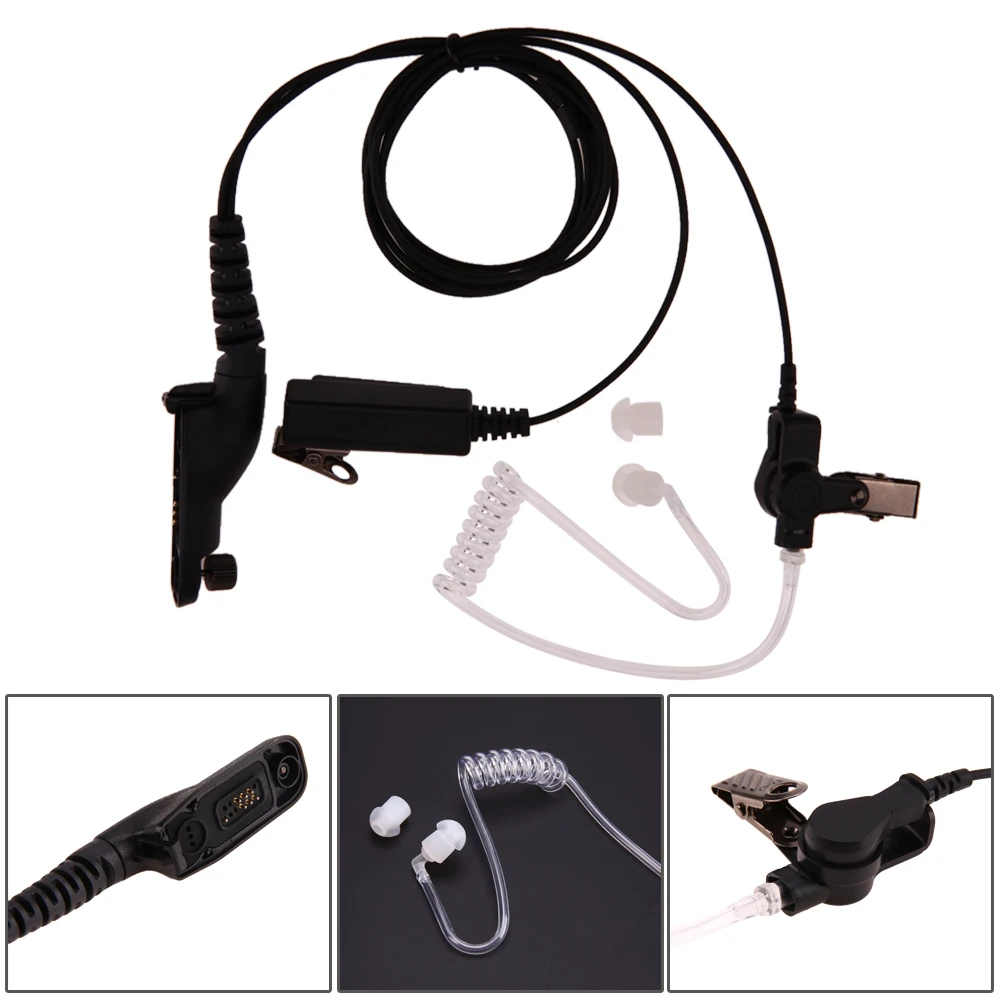 Zestaw słuchawkowy z rurką powietrzną i mikrofonem PTT do Motorola Xir P8268 P8668 APX6000 APX7000 APX2000 DP3400 DP3600 DP4400 DGP8050