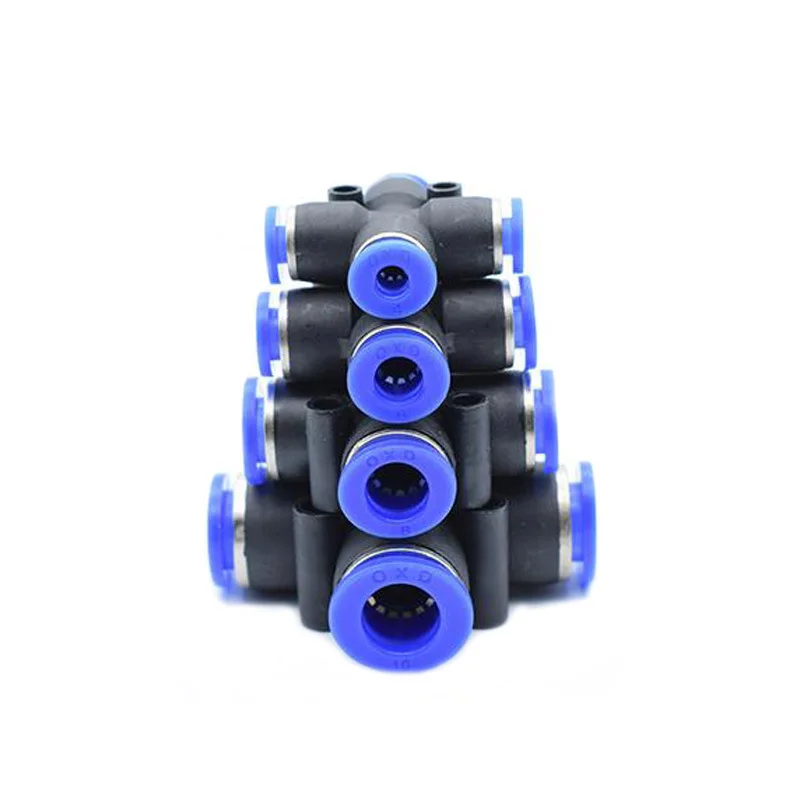 PNEUMATIC FITTING ท่อเชื่อมต่อท่อ Air Quick อุปกรณ์น้ํา PUSH In ท่อพลาสติก PU PY PK PM PV PE 4 มม.6 มม.8 มม.10 มม.12 มม.14 มม.