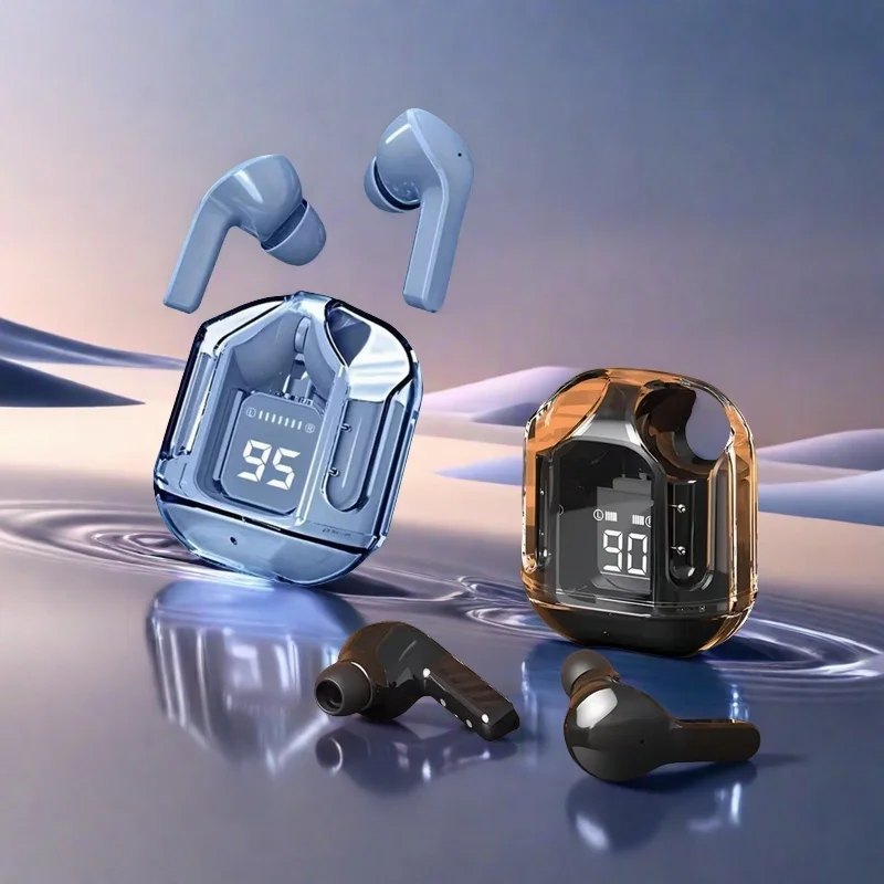 Oryginalny przezroczysty bezprzewodowy zestaw słuchawkowy Bluetooth T2 TWS Dźwięk HIFI Bezprzewodowe słuchawki douszne Jakość Bluetooth 5.3 dla słuchawek Xiaomi