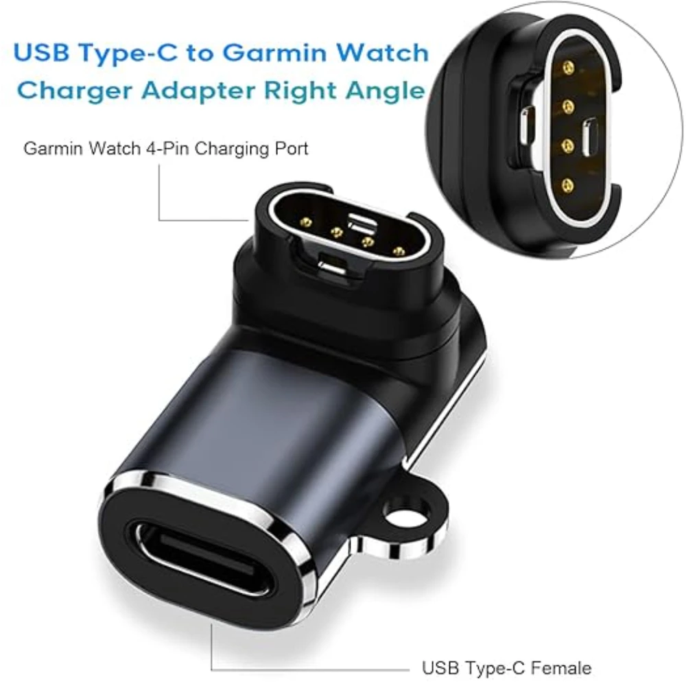 Kompatibel mit Garmin Instinct 2, 2S, 2X, Garmin Venu 3, 2 Plus, 2S, SQ USB-Smartwatch-Ladeadapter