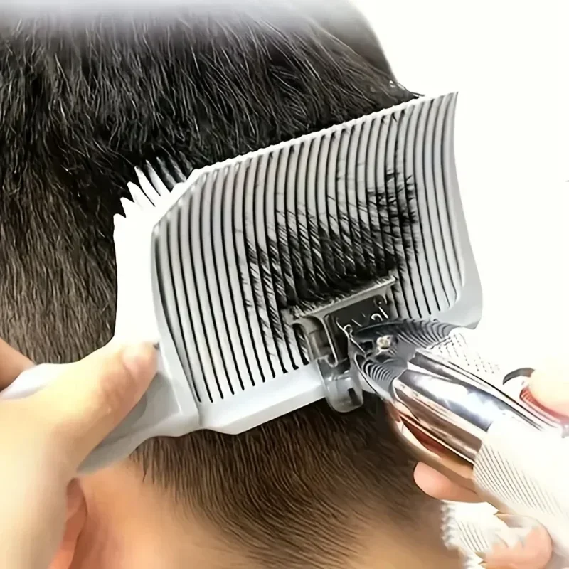 Fading Kam Professionele Kapper Clipper Blending Flat Top Haar Knippen Kam Voor Mannen Hittebestendige Vervagen Borstel Salon Styling Tool