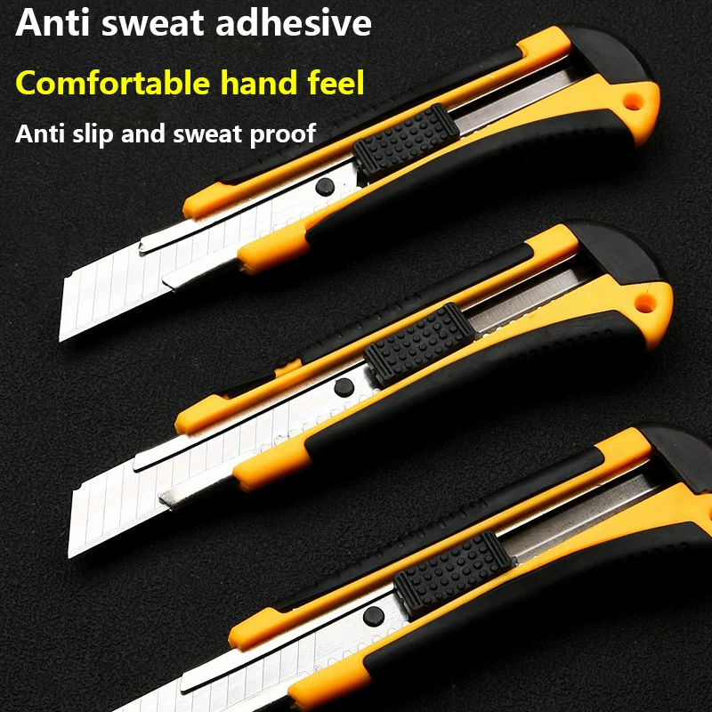 5 PC/10 PC Multi Functional ใบมีดสแตนเลส Telescopic มีดกล่องมีดหัวเข็มขัด Multi Functional มีดตัดเชือกกระดาษ