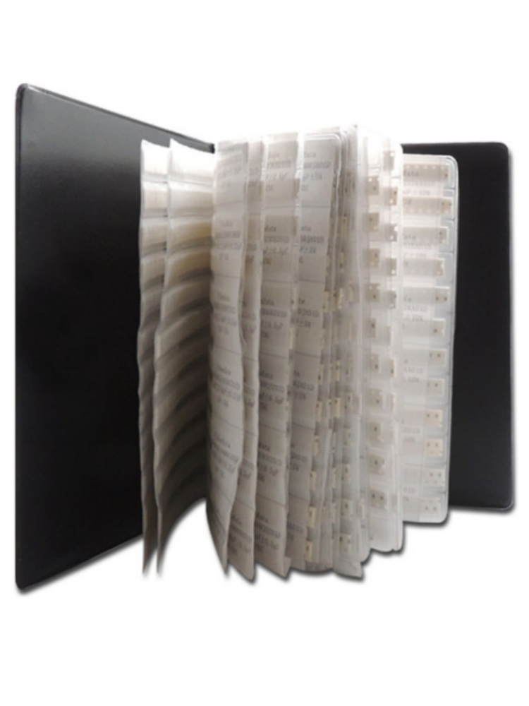 1 unidad de resistencia SMD de 170 valores, 8500 Uds., 1% 0R ~ 10M 0201 0402 0603 0805 1206, Kit surtido de resistencias de libro de muestra