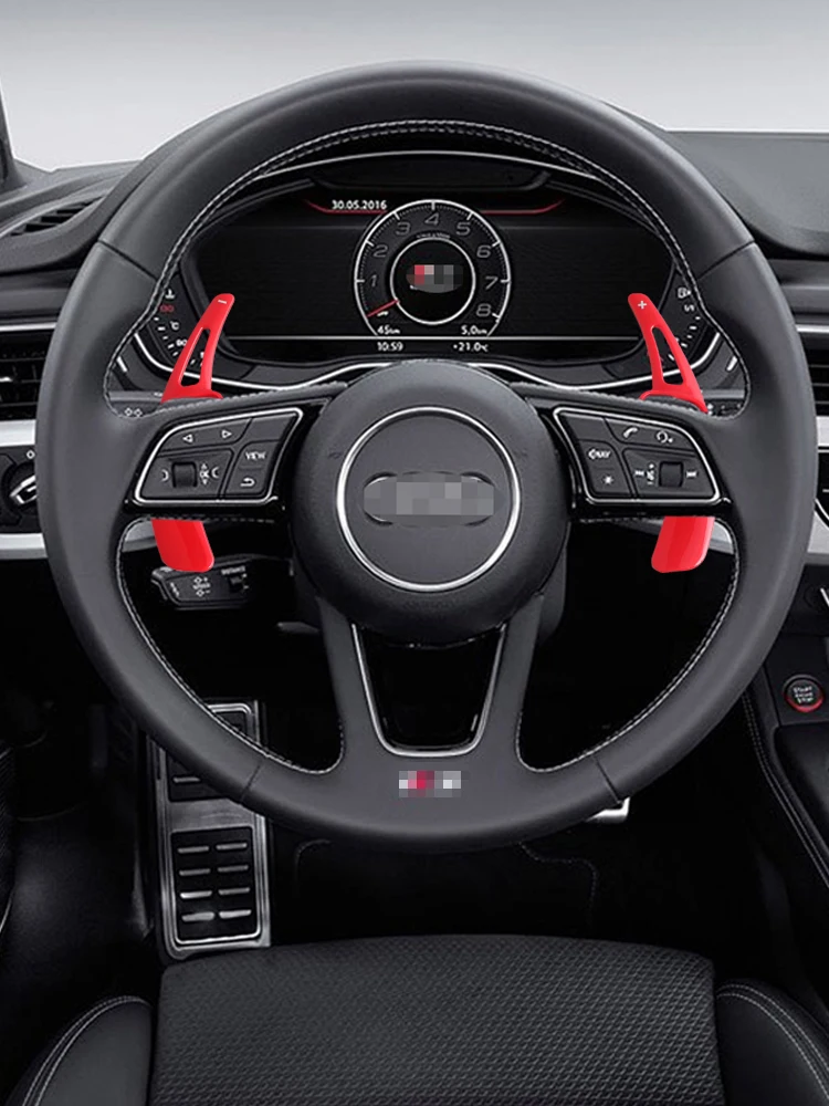 アウディ A3 S3 A5 S5 2017 A4 B9 Q7 2016-2017 TT TTS シフターパドルシフトエクステンションステアリングホイールシフトパドルシフター