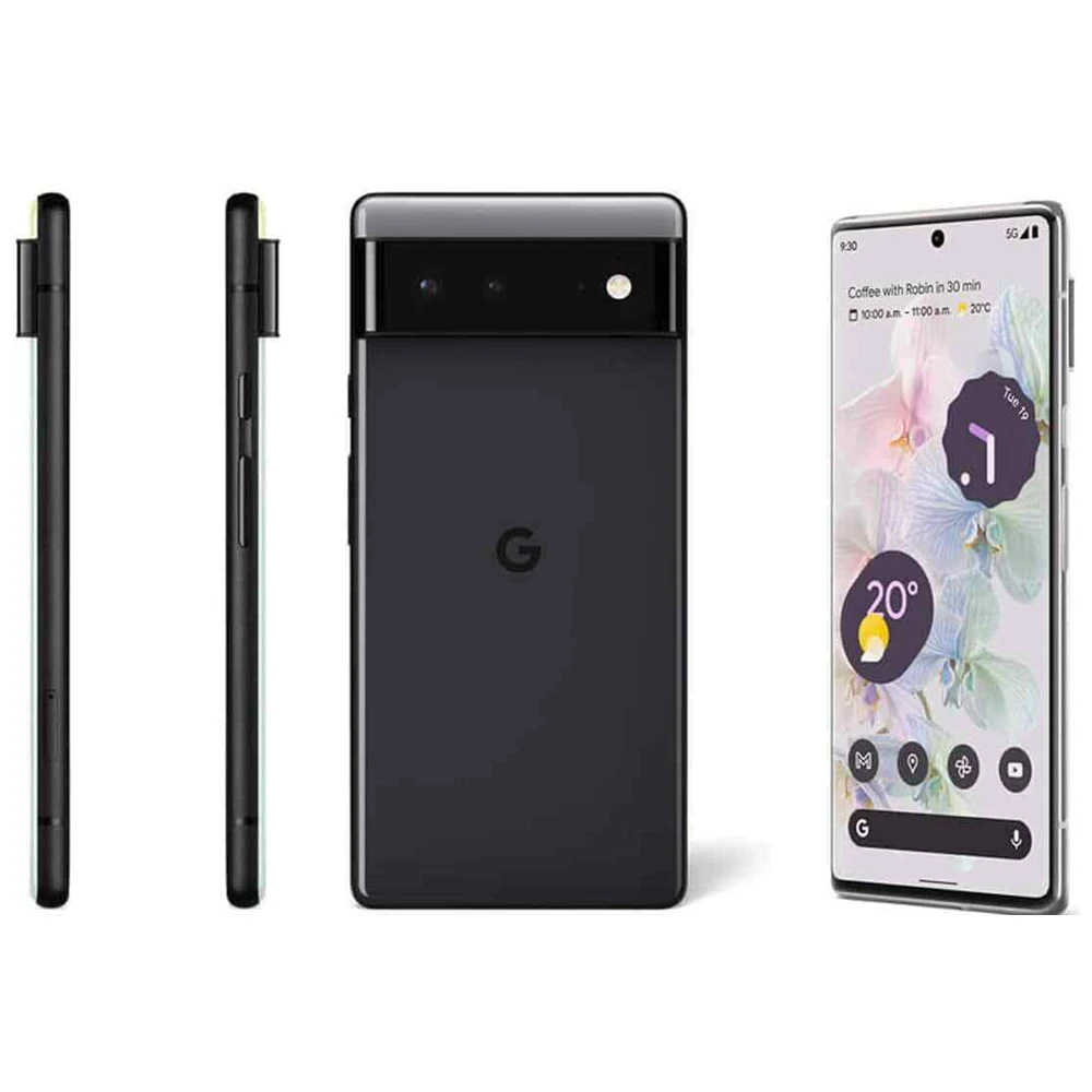 Google-móvil Pixel 6 Pro 5G desbloqueado, 6,7 ", 12GB de RAM, 128/256GB de ROM, ocho núcleos, NFC, Tensor, Original, Android