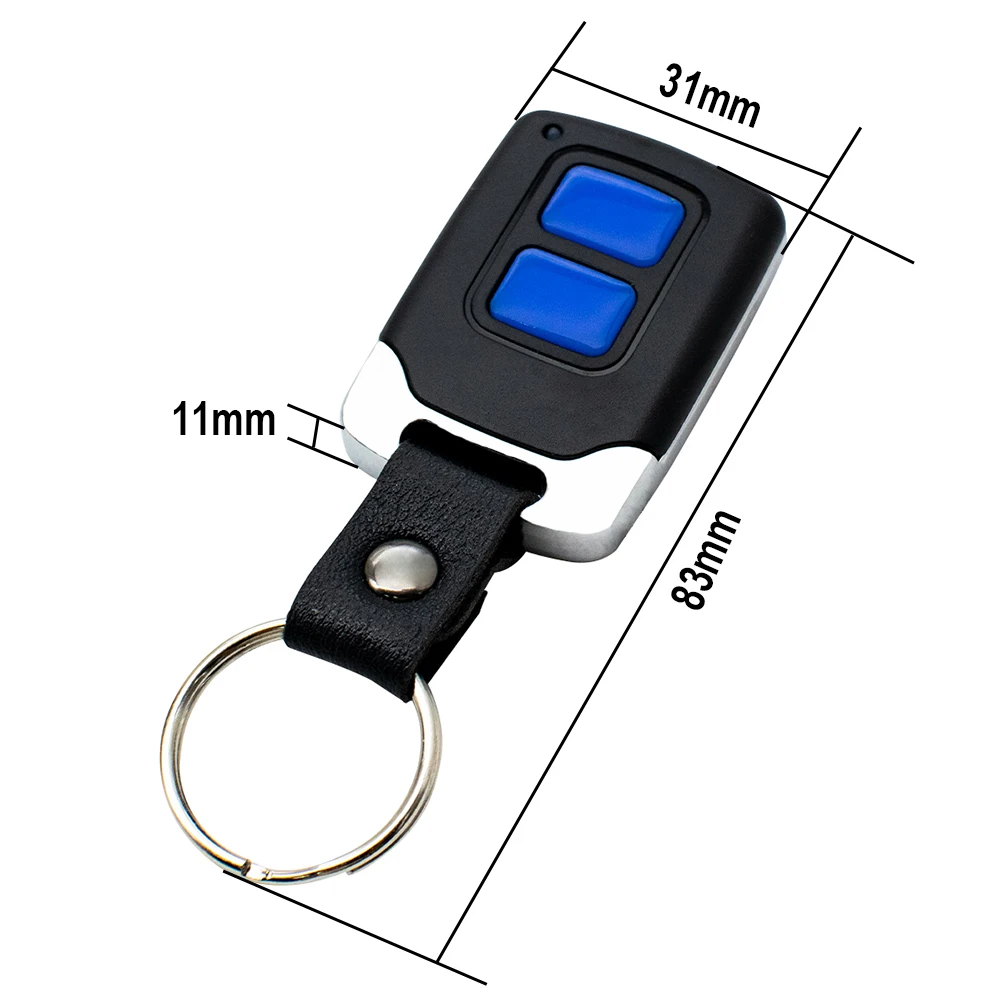 TAU 250K-SLIM RP Garage Remote Control for TAU 250T-4RP 250K-SLIM 433.92MHz Rolling Code Gate Door Opener 2/4 Buttons Keys
