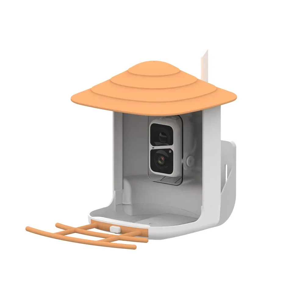 Intelligent bird feeder AI identification bird lens high definition 1080P solar power supply