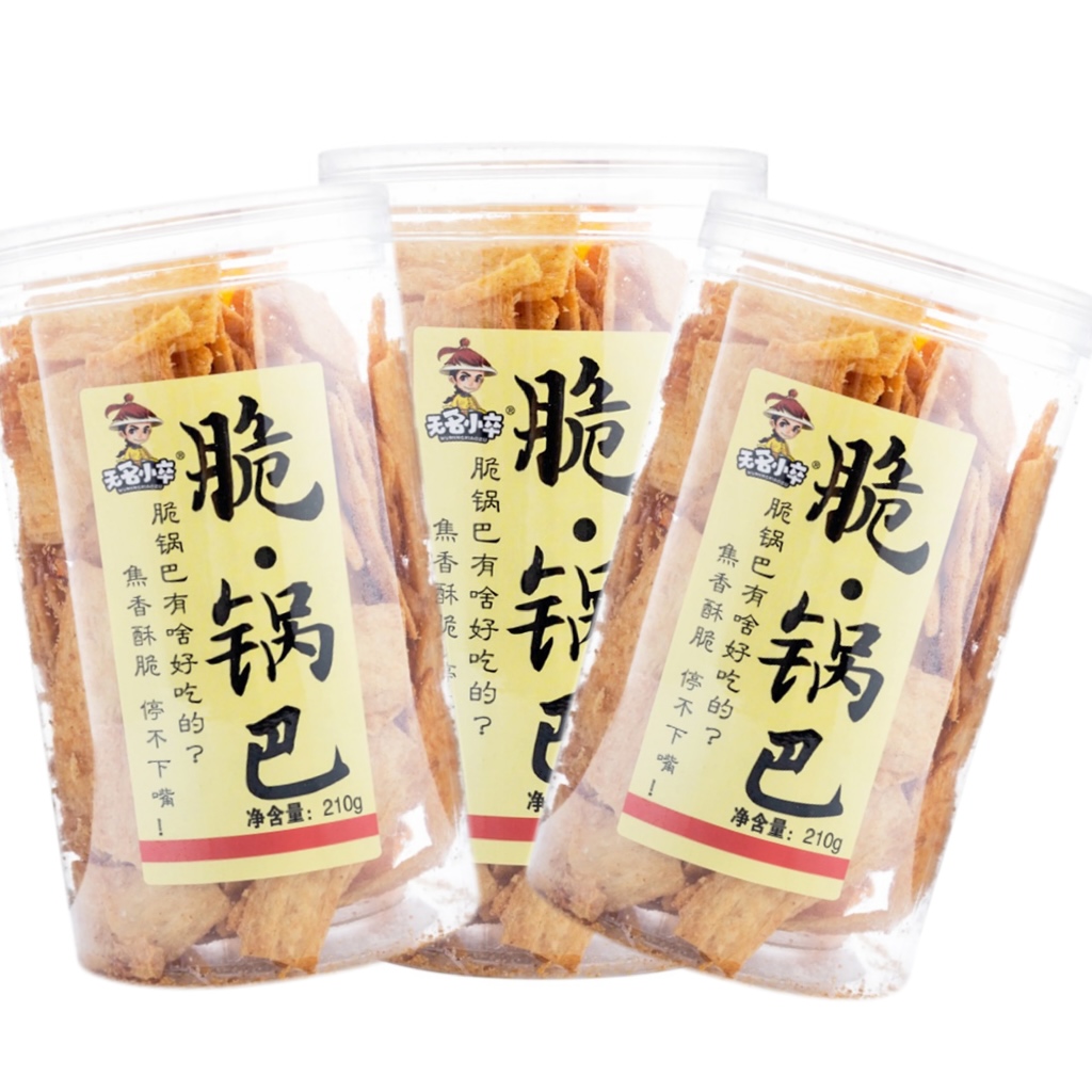 Wuming Xiaozu, Original - flavored Crispy Cereal Crackers, Pack of 3, 210g/bag