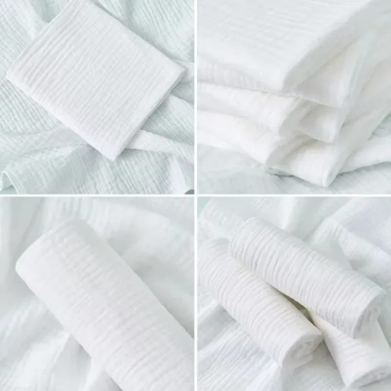 Couches douces pour bébé 100% coton, Double couche, lavables, en tissu de gaze, pour nouveau-nés/bébés, Ultra fines, respirantes et réutilisables