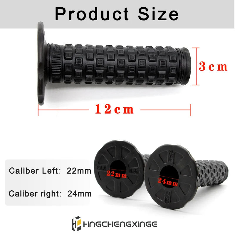 オートバイグリップダートバイクグリップ 7/8 "ゴムバイクハンドルグリップ Protaper ハンドルバー Mx ピロートップスロットル 22 ミリメートルバー