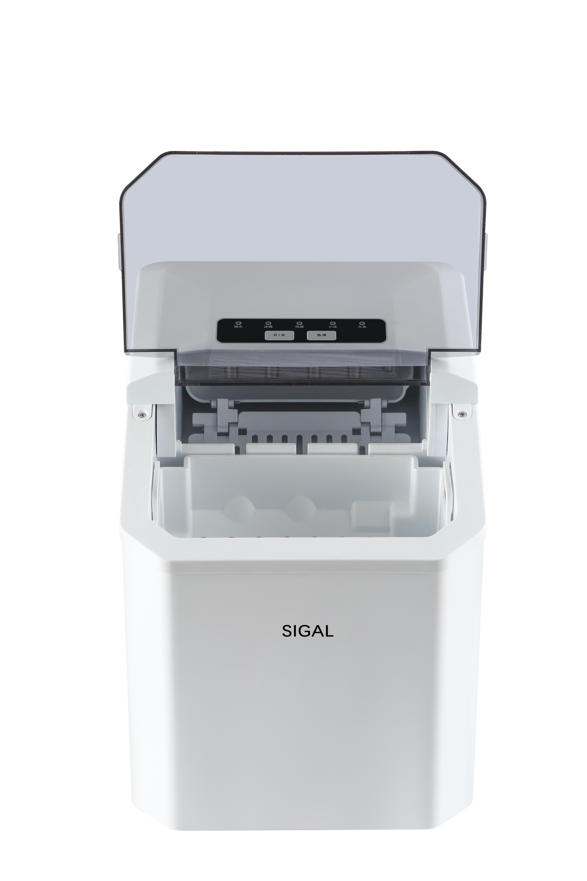 Pembuatan Es 12-15Kg Rumah Asrama Harian Mini Rumah Kecil Peluru Mesin Pembuat Es Otomatis Es Bulat