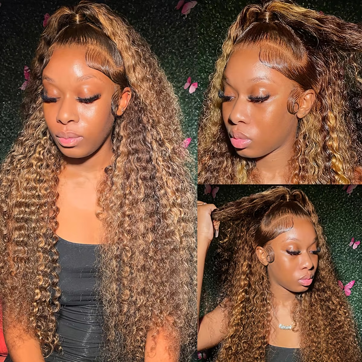Highlight Wig Human Hair Deep Wave Frontal Wig Hd Lace Wig 13x6 Human Hair 13x4 Water Wave Wigs Curly Lace Front Human Hair Wig