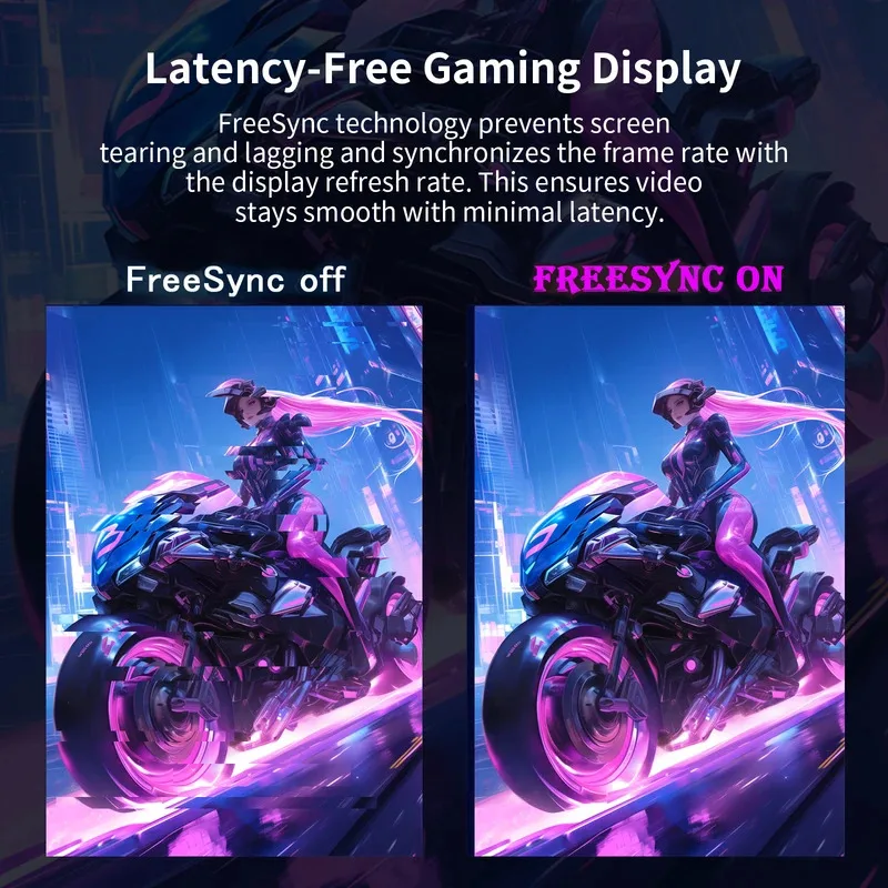Grebear gaming monitor 27 inch 165Hz 1Ms PC gaming computer monitor-FHD 1080p/AMD FreeSync/1 x HDTV 2.0/1 X Display Port 1.4/BL