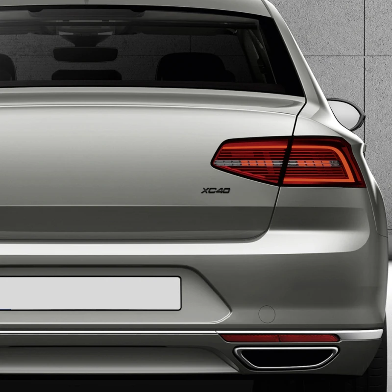 Pegatina 3D para coche AWD D2 D3 D4 D5 D6 D8, emblema de desplazamiento, insignia trasera de Metal, accesorios para Volvo XC90 XC60 XC40