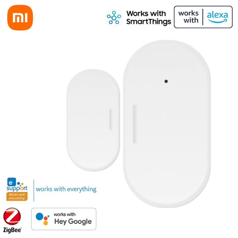 Xiaomi Zigbee 3,0 detectores de puerta abierta y cerrada Aubess Sensor de puerta inteligente detectores de puerta abierta/cerrada aplicación Smart Home Smart Life