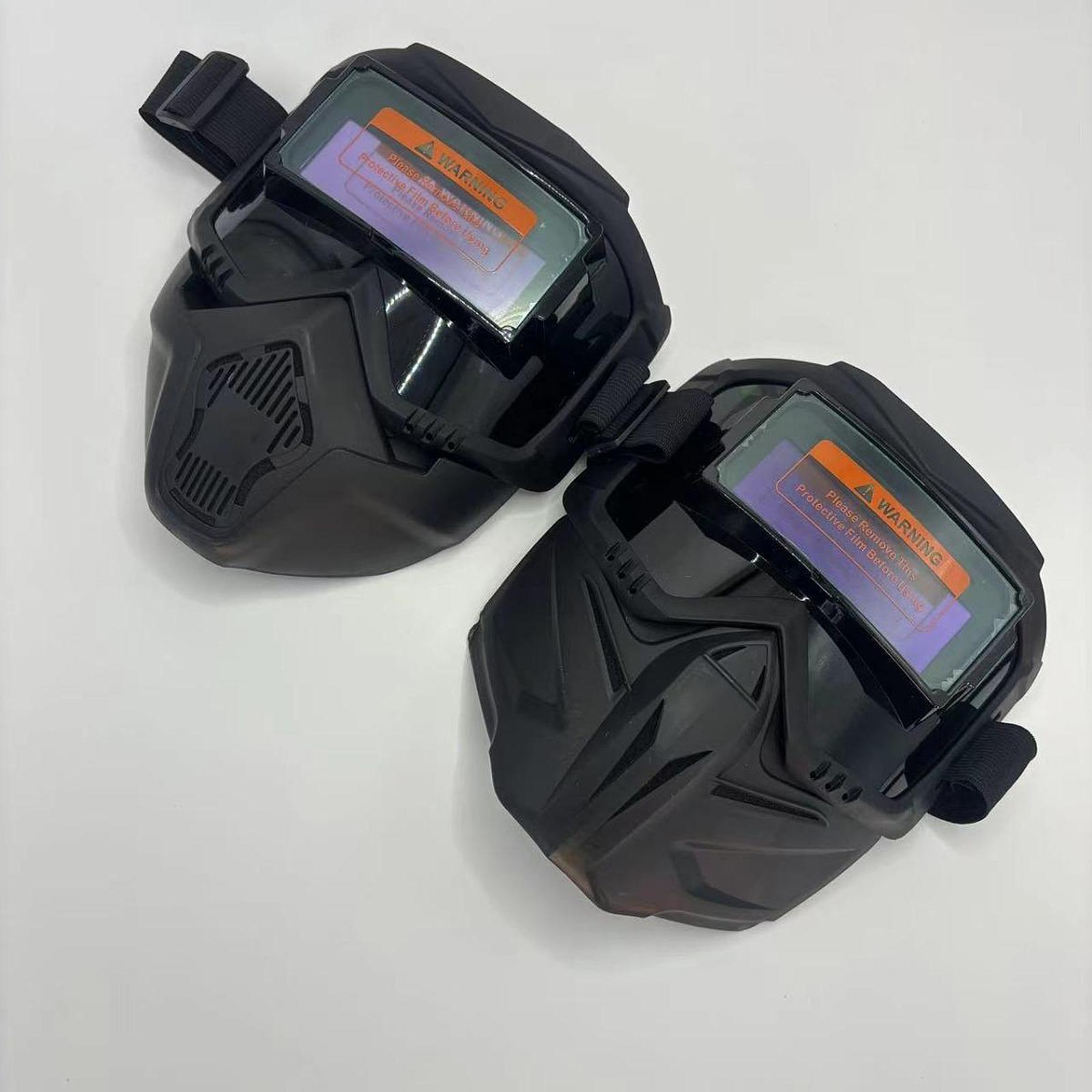 Auto Darkening Welding Glasses Work Protective Equipment Face Protector Adjustable Band Impact Resistant Welder Mask Face Shield