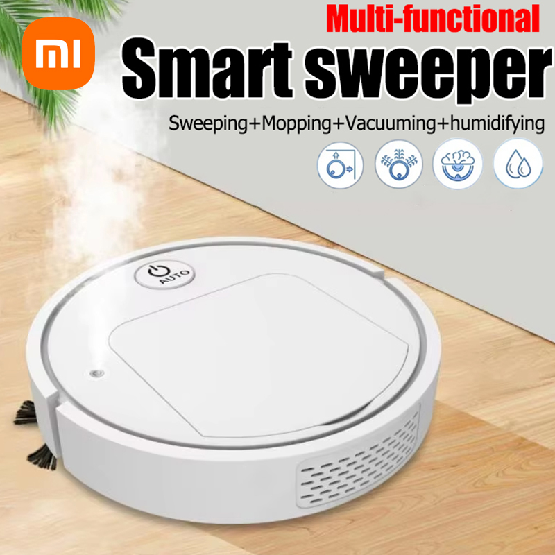 Xiaomi-Robot aspirador de barrido 4 en 1, purificación de aire automática inteligente, humidificación en aerosol, limpieza silenciosa y fuerte