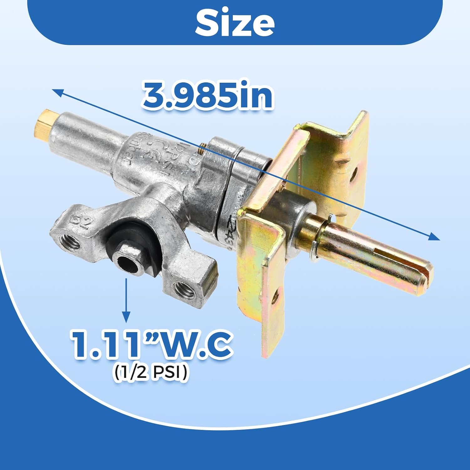 2 шт. 1554 сменный клапан горелки для сковороды Blackstone 36 дюймов, газовая сковорода, кухонная станция, 4 горелки с плоским верхом, газовый гриль, пропан