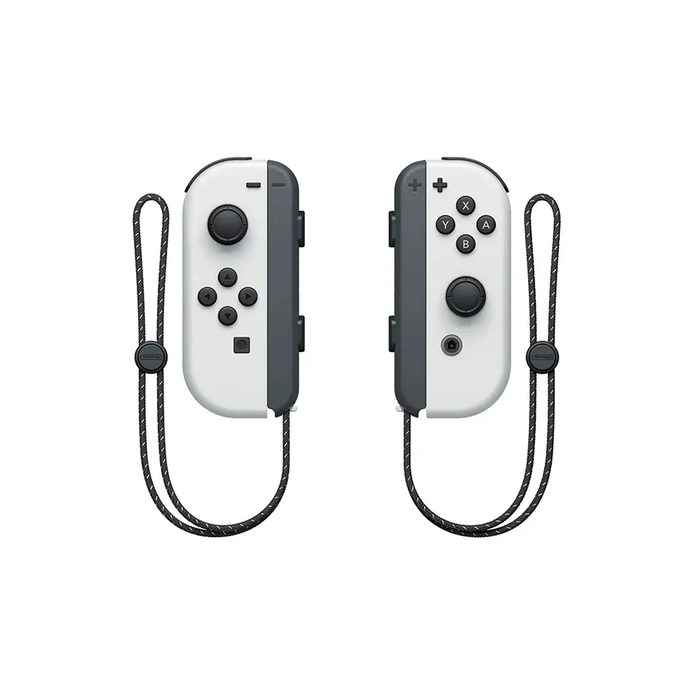 Console de jeu vidéo OLED Nintendo Switch avec Joy Con écran OLED de 7 pouces TV de table Mode portable 64 Go Ensemble blanc et bleu rouge