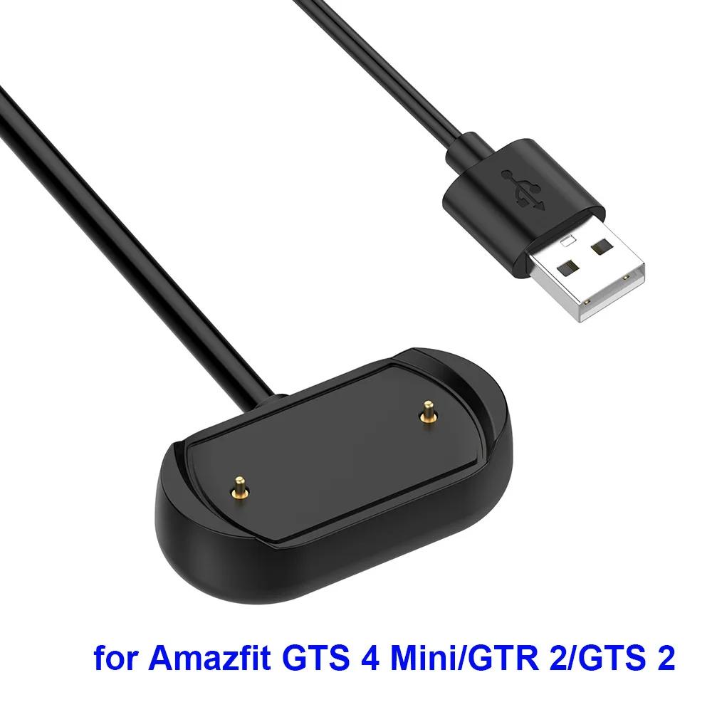 Ladegerät für Amazfit Bip 3/ Bip 3 Pro/ GTS 4 Mini/ Bip U Pro/GTS 2/ GTR 2/ GTS2 Mini/ GTS 2e/ T-Rex Pro Lademagnetkabel 1 m