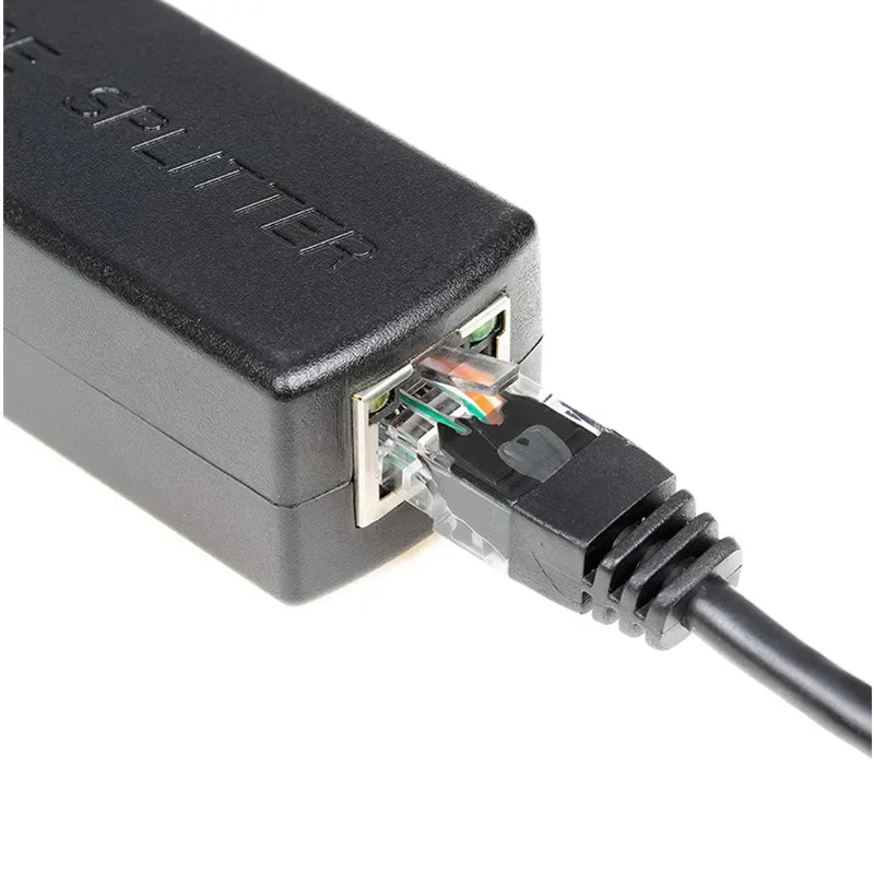 Adaptador de conectores POE de 48V a 12V, divisor de Cable, fuente de alimentación del inyector para cámara IP, Arduino con Ethernet, punto de acceso inalámbrico