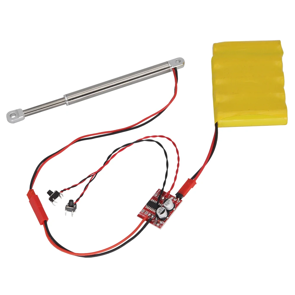 โลหะไฟฟ้า PUSH Rod 10/30/ 50/ 80/100/130 มม.มอเตอร์ในตัว 3 V-6 V พัตเตอร์สําหรับ RC รถบรรทุกรถเรือ DIY หุ่นยนต์รุ่น