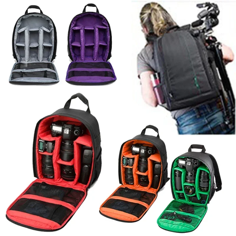Câmera ao ar livre mochila de vídeo digital ombro saco da câmera à prova dwaterproof água foto mochila caso dslr para canon para nikon para sony