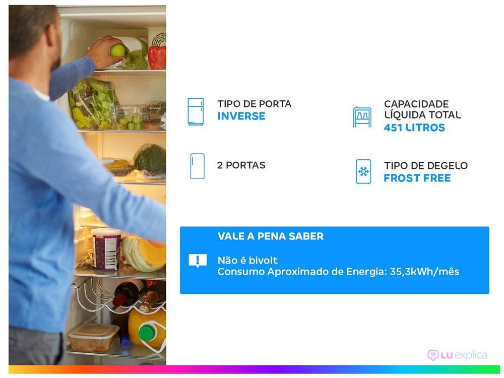 Geladeira/Refrigerador LG Frost Free Smart Preta - 110V