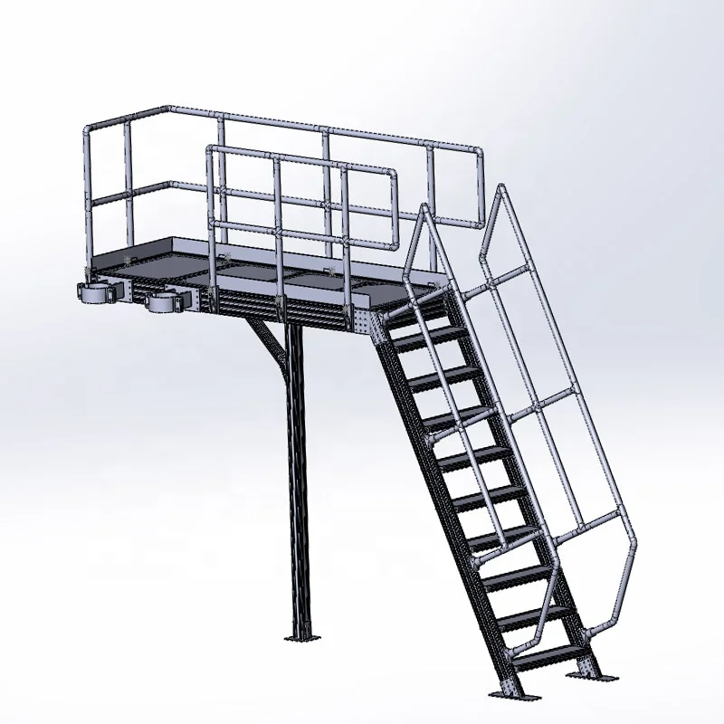 Portable Platform Ladder/work Platform Ladder/ladders Aluminum Work Platform