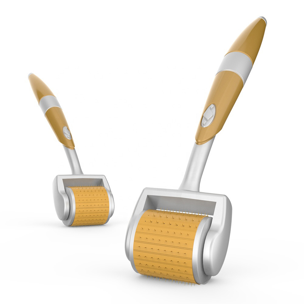 ZGTS192 Derma Roller 192pin Dermaroller Nadeln Schönheit Mikronadel für Gesicht Körper Bart Make-Up Hautpflege Werkzeug