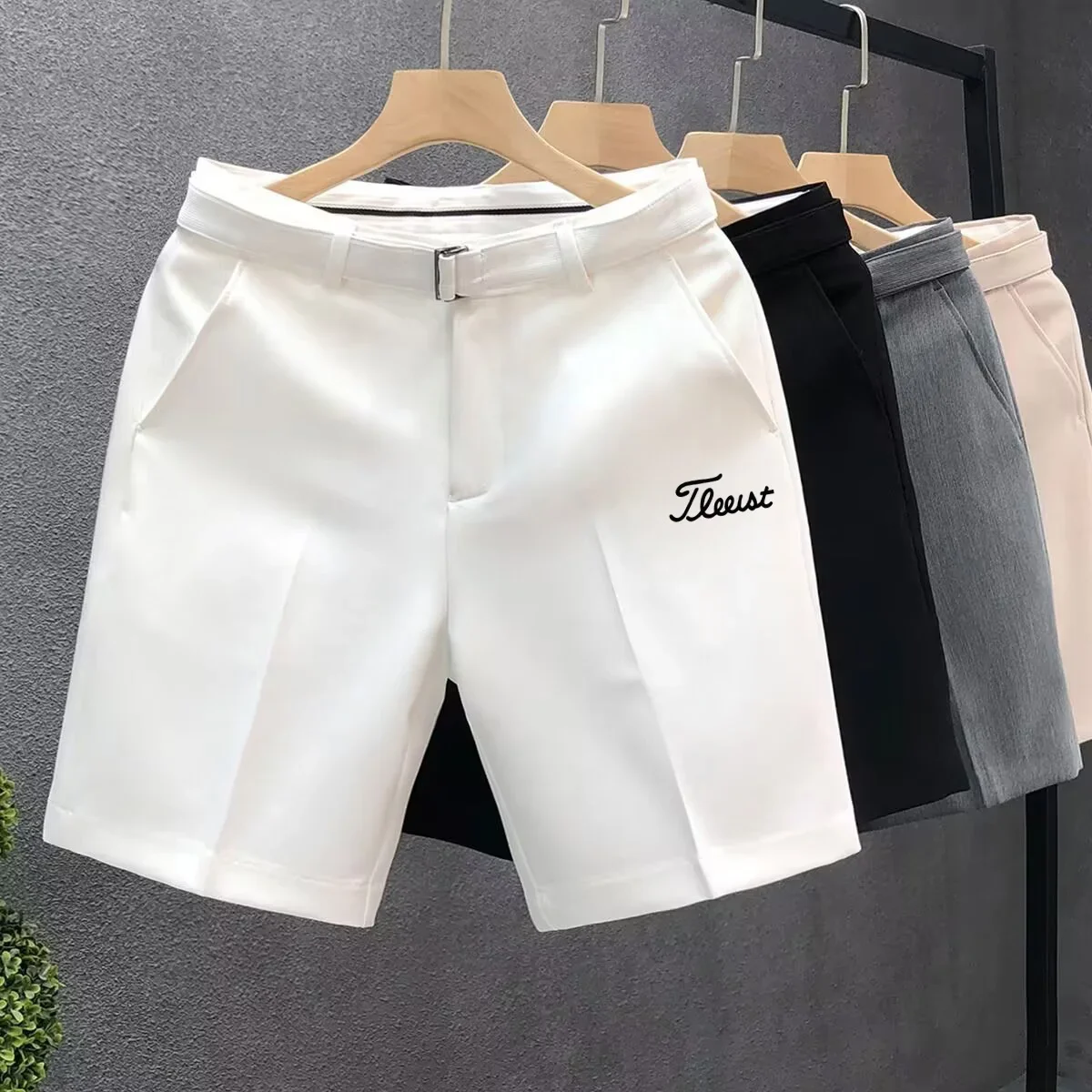 Koreaanse golfkleding heren nieuwe pak shorts zomer heren golfkleding 2025, luxe merk golfshorts mode casual middenbroek