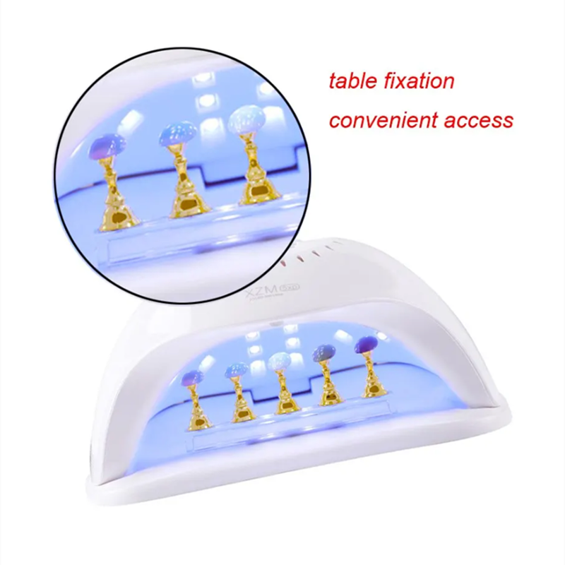 5pcs/Pack Chess Magnetic Nail Holder Practice Display Stand Gold Silver Rose-Golden Showing Shelf Gel Polish Display Stand Tools