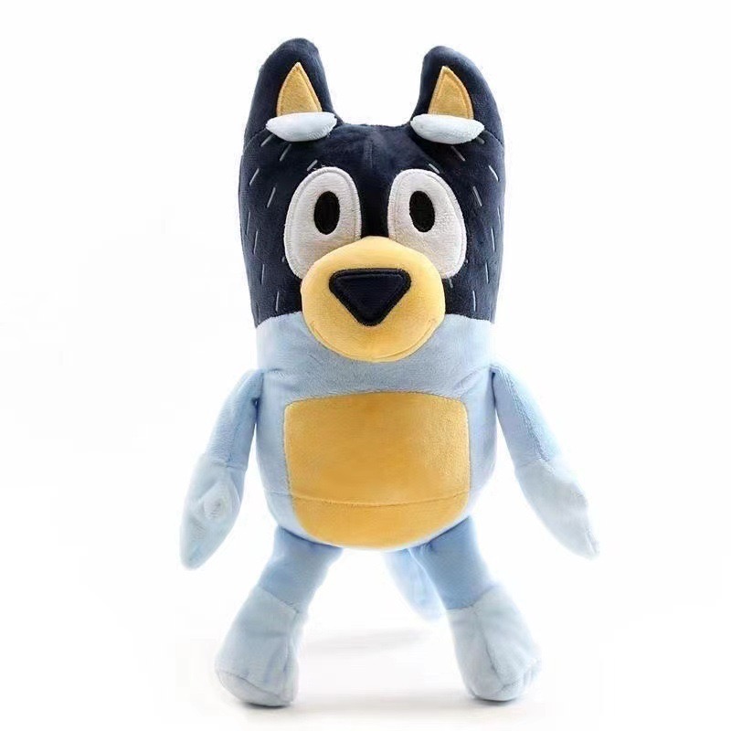 28/40 センチメートル Bluey ファミリーぬいぐるみかわいいシミュレーションペット犬パトロールビンゴ姉妹河合ぬいぐるみ子供のおもちゃ人形クリスマス誕生日ギフト