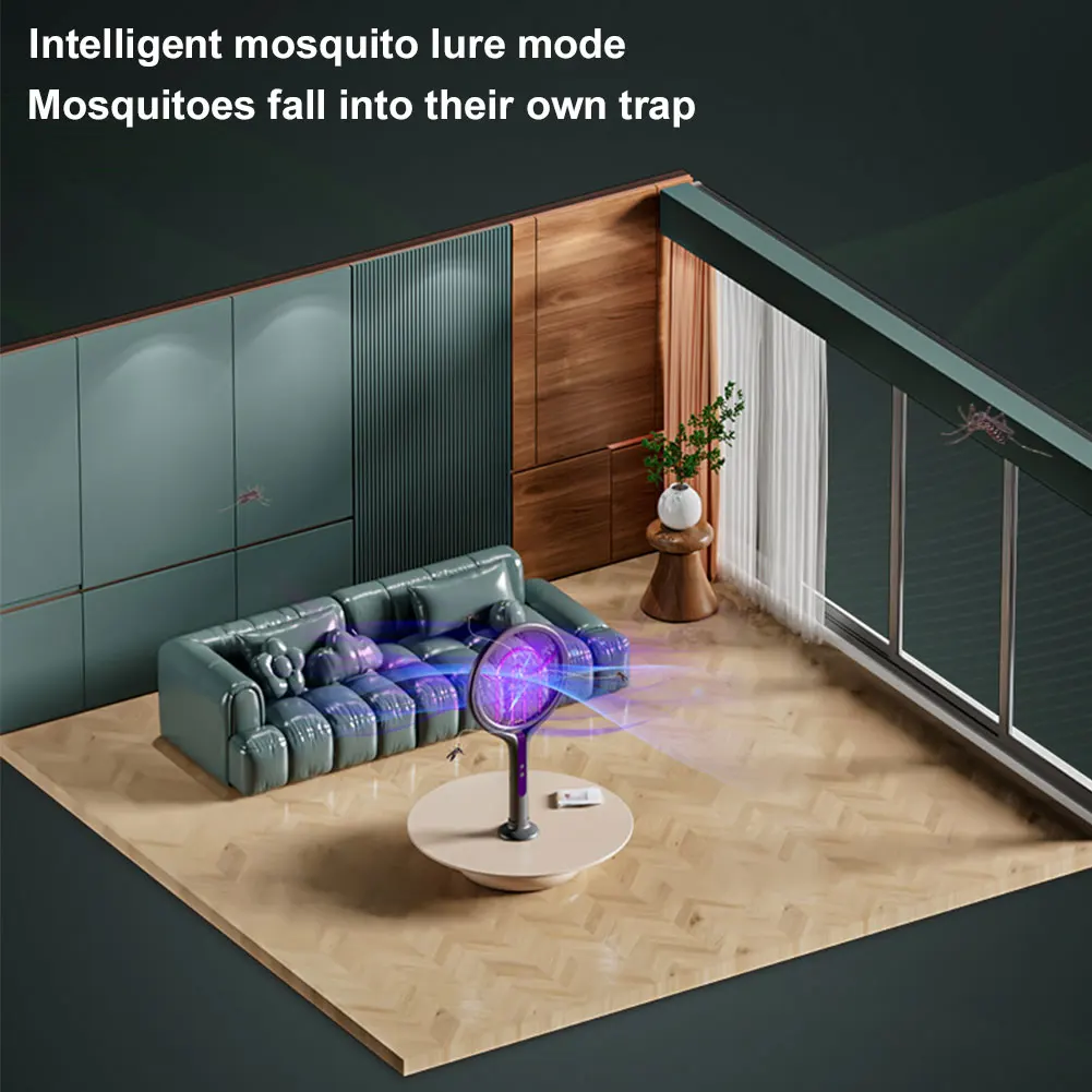 Scacciamosche elettrico multifunzionale 2 in 1 Scacciamosche retrattile Scacciamosche Scacciamosche ricaricabile USB
