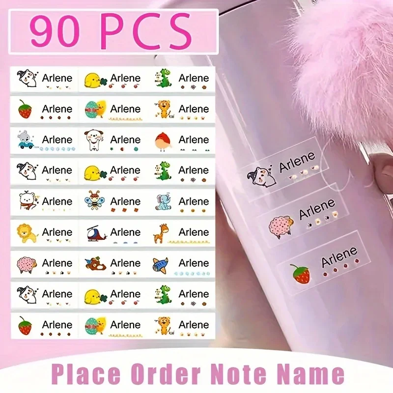 Customized name stamps for kids,personalized waterproof stamp for clothing,back to school ink pad name seal for Student&Child
