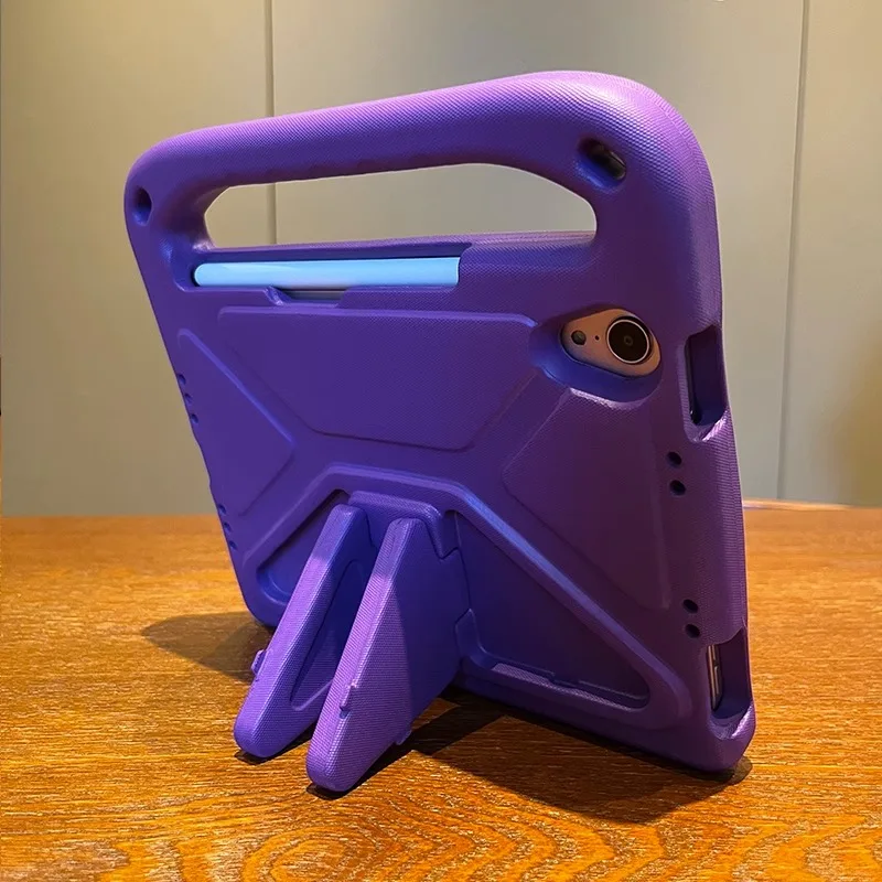Funda EVA para tableta iPad 10. a generación, 9 a, 8, 7, 10,2, 5 a 6, 9,7 Pro 11 Air 5 4 3 10,9 10,5 Mini 6, funda a prueba de golpes con soporte para niños