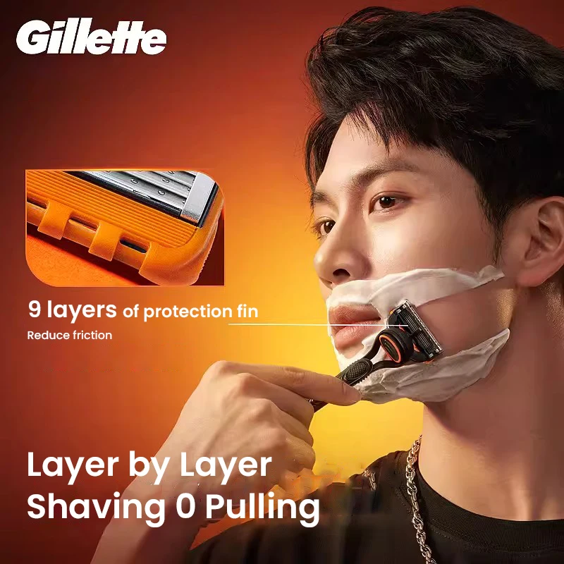 Rasoio da uomo Gillette Razor Fusion 5 con lama ultra sottile e tagliapasta