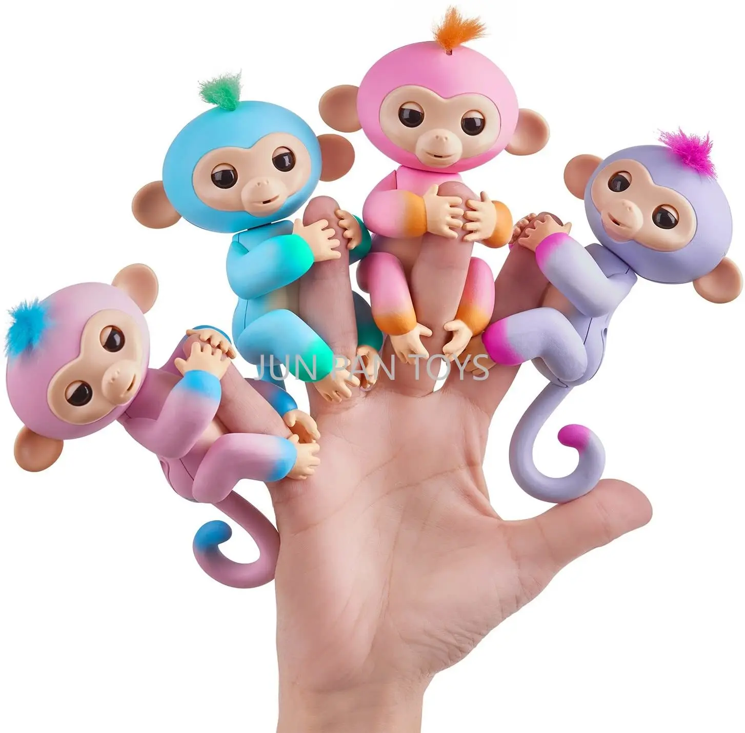 Original Fingerlings Interactive ของเล่นเด็กลิง Action Figure ปลายนิ้วลิงอิเล็กทรอนิกส์สมาร์ทสัตว์เลี้ยงเด็กผู้หญิงของขวัญของเล่น