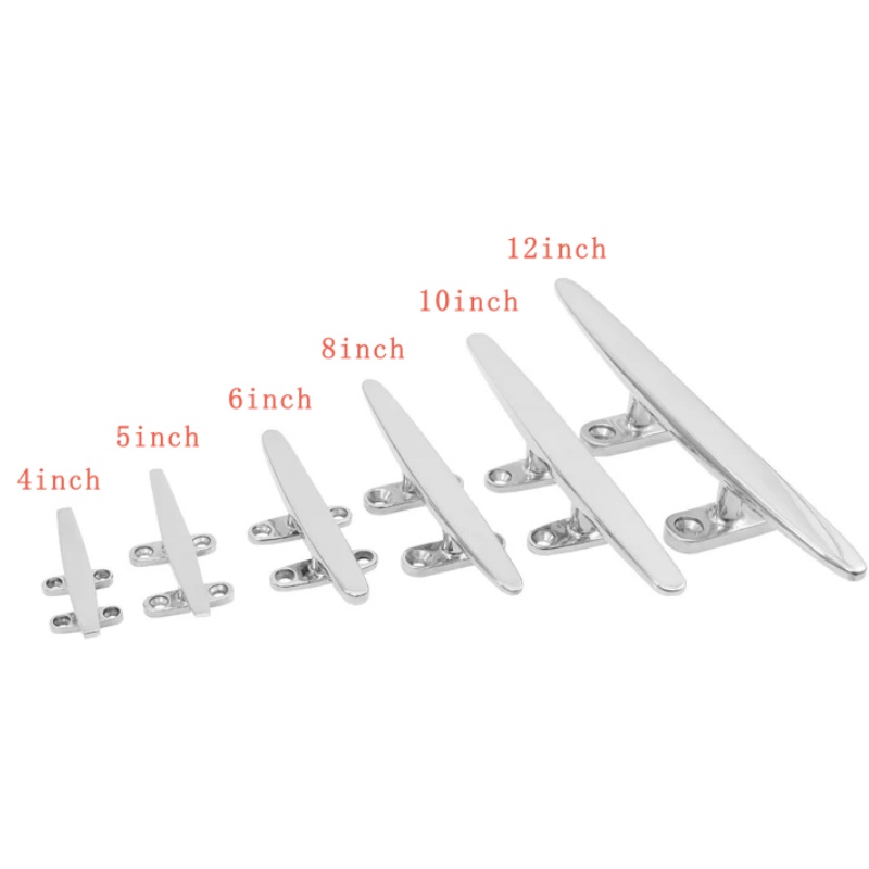 316ステンレス鋼ボート、デッキドック、ロープのクリーンアップ、マリンヨット用ハードウェア、ハンドルを獲得、4 "から12"