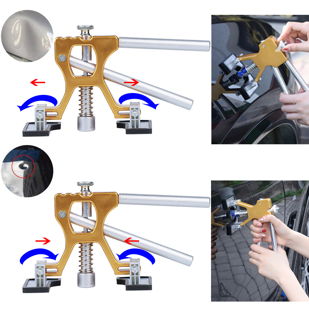 New Adjustable Width Dent Puller Repair Kit Dent DIY Auto Body Paintless Suction Cup Remover Tool Car Large Small Ding Hail Dent