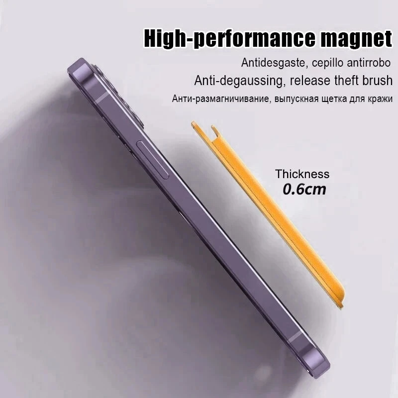 磁気ウォレットケース,iPhone 14 13 12 pro max用,ミニカードホルダー,アクセサリー