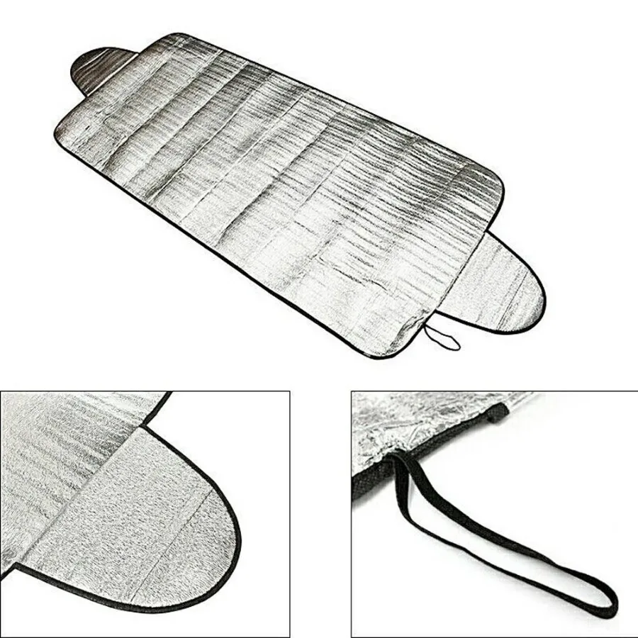 Parasol para parabrisas de coche, cortina para ventana delantera, Protector plegable, protección UV para coche, cubierta para visera de parabrisas automático