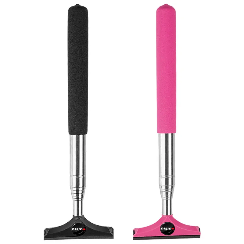 Aksesori Mobil sikat pembersih jendela teleskopik pegangan Emblem Nismo untuk Nissan Qashqai X J10 J11 Trail Tiida Juke Teana Pulsar
