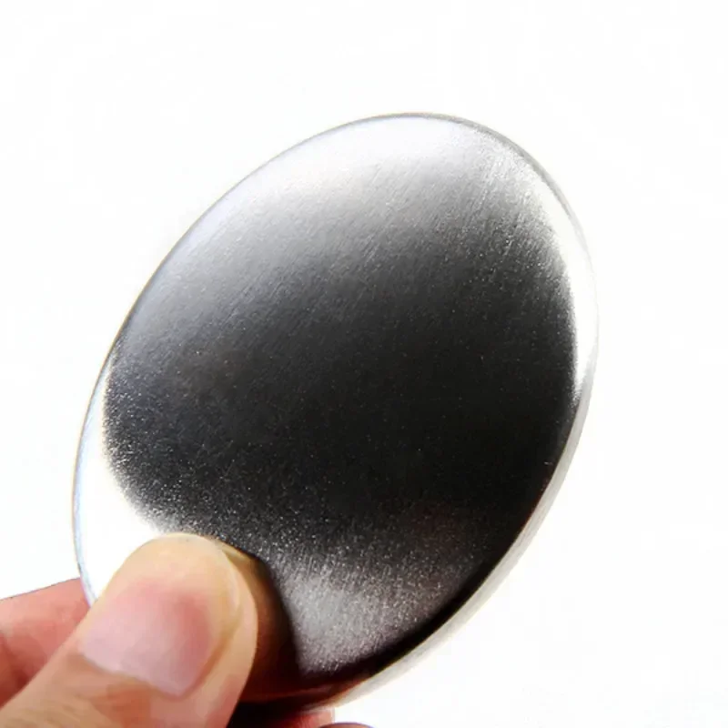 New Oval Hand Washer 304 Stainless Steel Deodorant Soap Metal Soap for Deodorizing Cleaning Kitchen Tools and Odor Removal