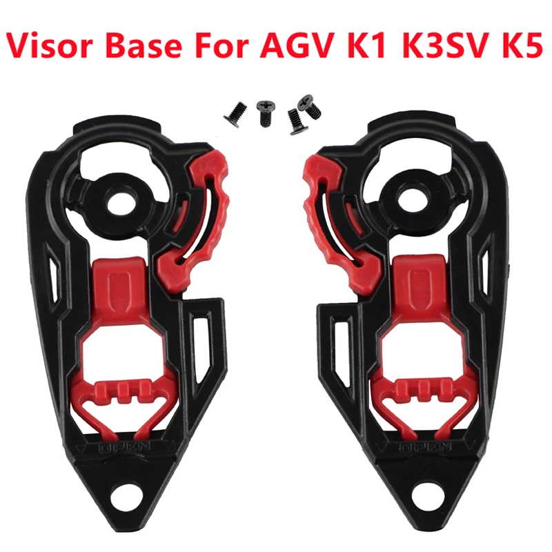 Mũ Bảo Hiểm Xe Máy Phần Phụ Kiện Mũ Bảo Hiểm Che Căn Cứ Khóa Cho AGV K3 K4 K1 K3SV K5 Casco Moto Cơ Chế Capacete Shield móc Khóa