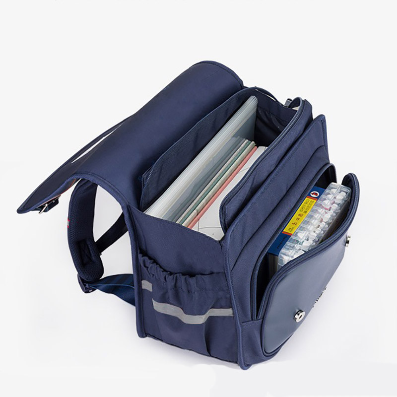 Mochila escolar japonesa para estudantes primários, mochila escolar à prova d'água para meninos e meninas