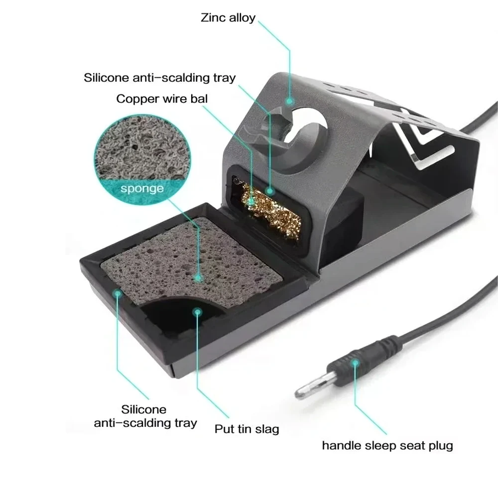 Estação de solda original oss t12, 75w, display digital, temperatura constante com pontas t12 para ferramentas de reparo de soldagem de precisão diy