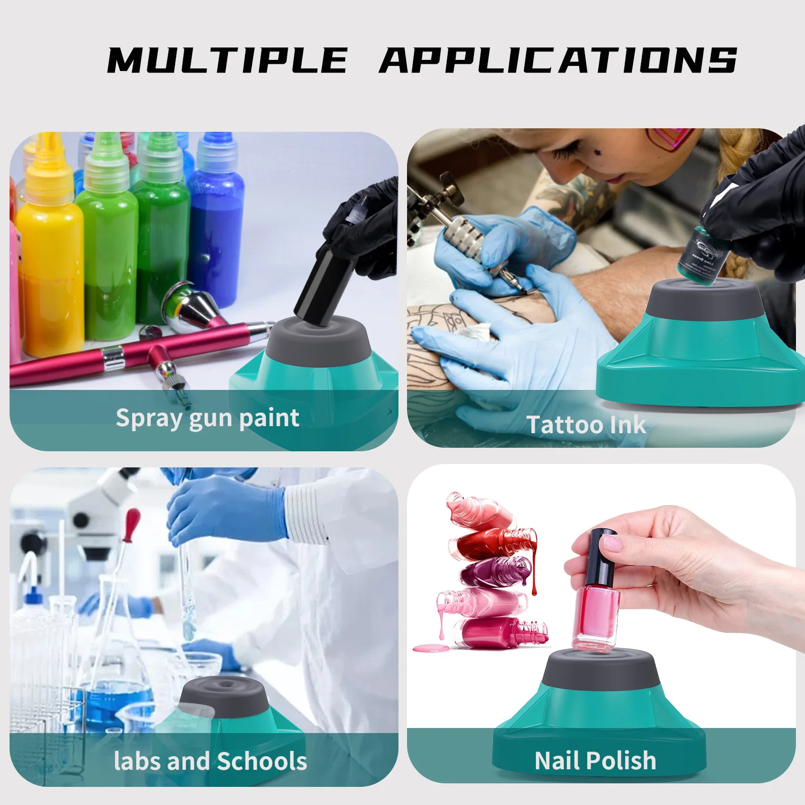 Mini Vortex Shaker Tattoo Ink Nails Polish Mixed Shaker 10000RPM Nails Polish Glue Shaking Machine Tattoo Pigment Ink Stirrer
