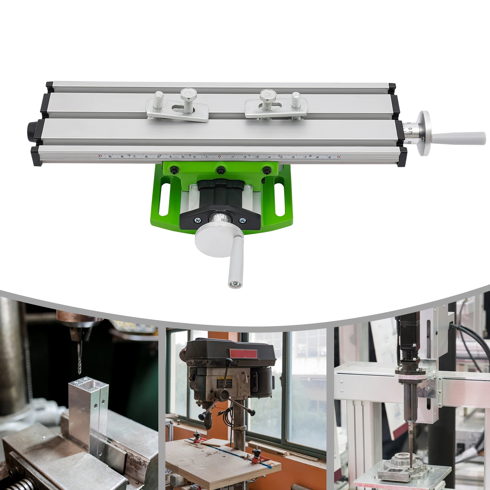 Compound Milling Machine Worktable Slide Table for Drill Holders And Small Equipment